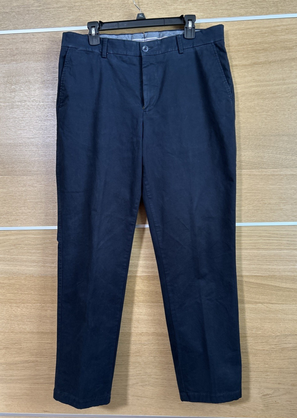 Ballin Men's sz 35 x 30 Perma Color Pima Twill Navy Pants Mansfield Relaxed Fit